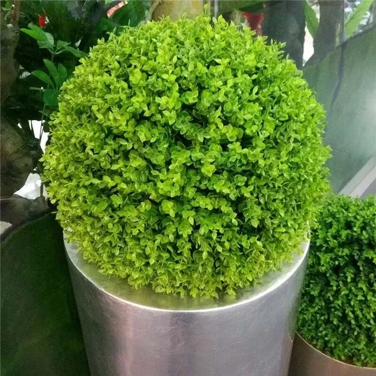 253035cm Artificial Plant grass Ball Topiary Green Simulation Ball Mall Indoor Outdoor Wedding fall decors for home supplies Y208080538