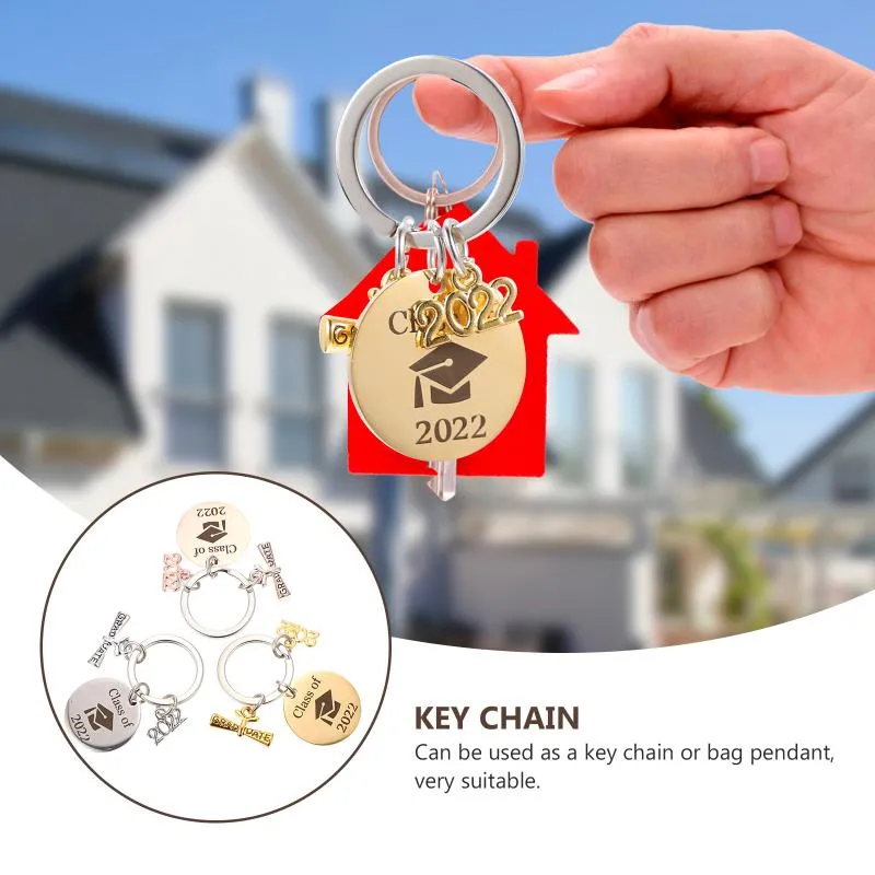 Keychains Graduation Themed 2022 Key Rings Unique Bag Decors259r