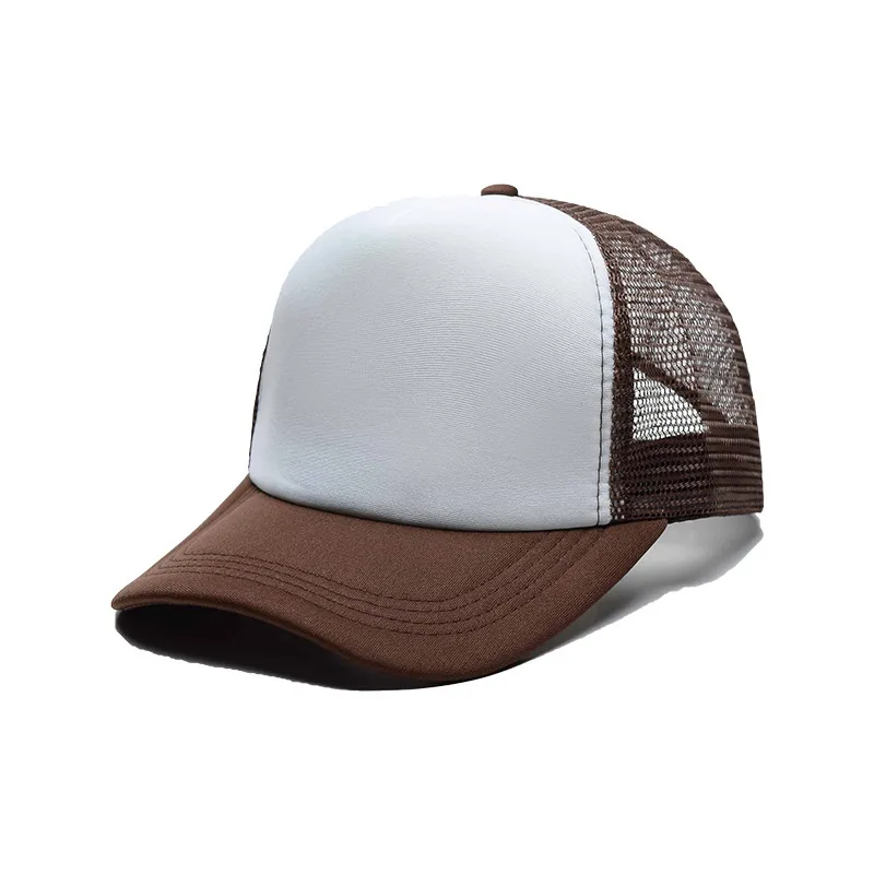 DIY Thermal Heat Transfer Print Cap Sublimation Blank Hat Adult Kids Colorblock caps mesh cap advertising cap custom LOGO Colorful6180251