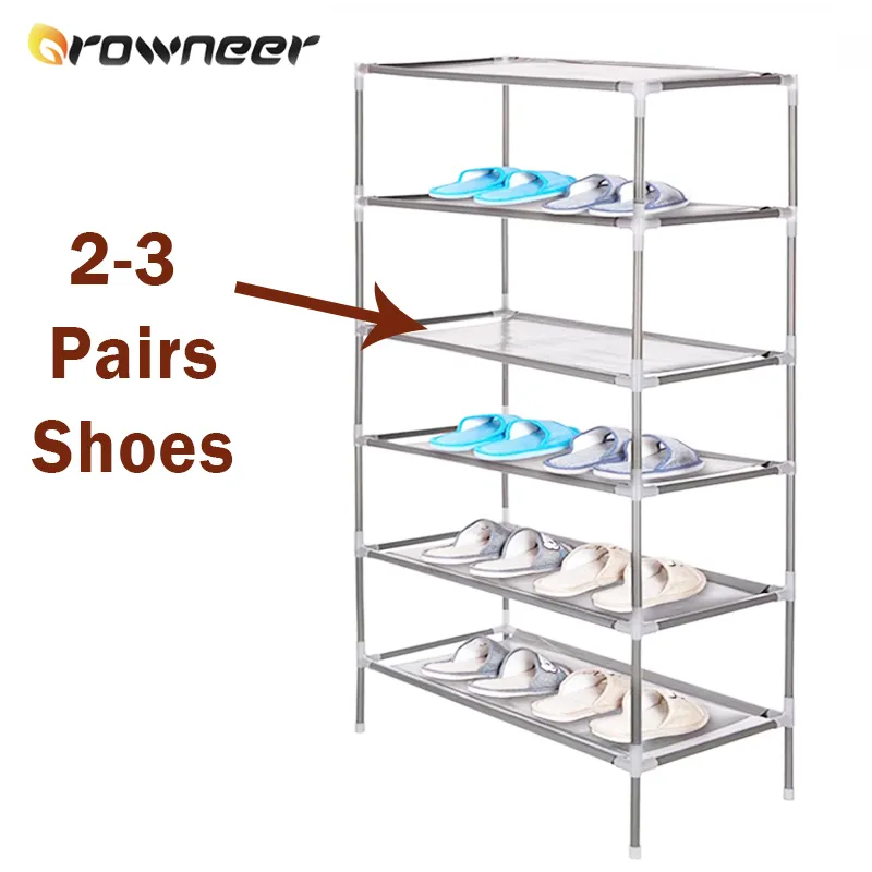 2/4/6/8/10 Tiers Shoe Hängare Metall Plastsko Rack Dammtät Expanderbar Storage Arrangör Multi-Size Display Shelf Cabinet 201030