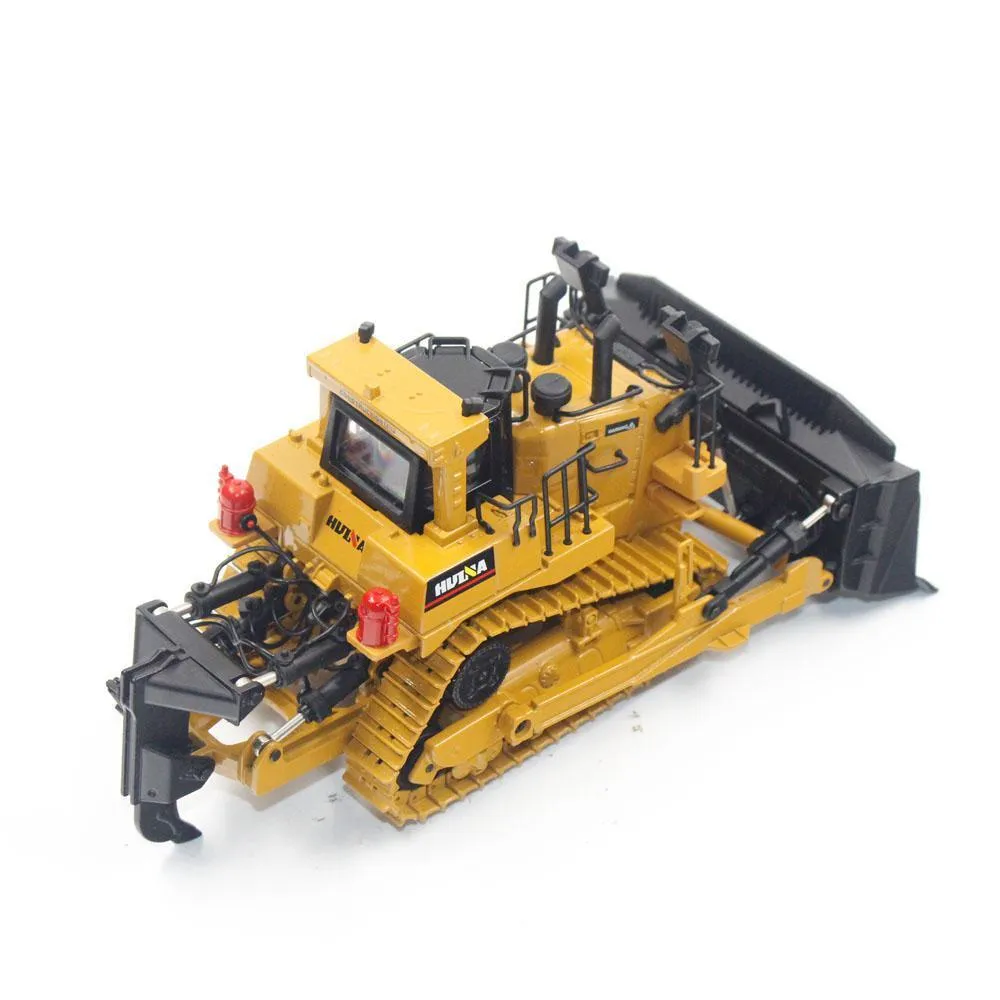 Huina 1700 150 Diecast Legierung schwerer Bulldozer -Ingenieurwachstum statische Modell Caterpillar Wheel Bulldozer Kinder Bildungsspielzeug LJ29979740