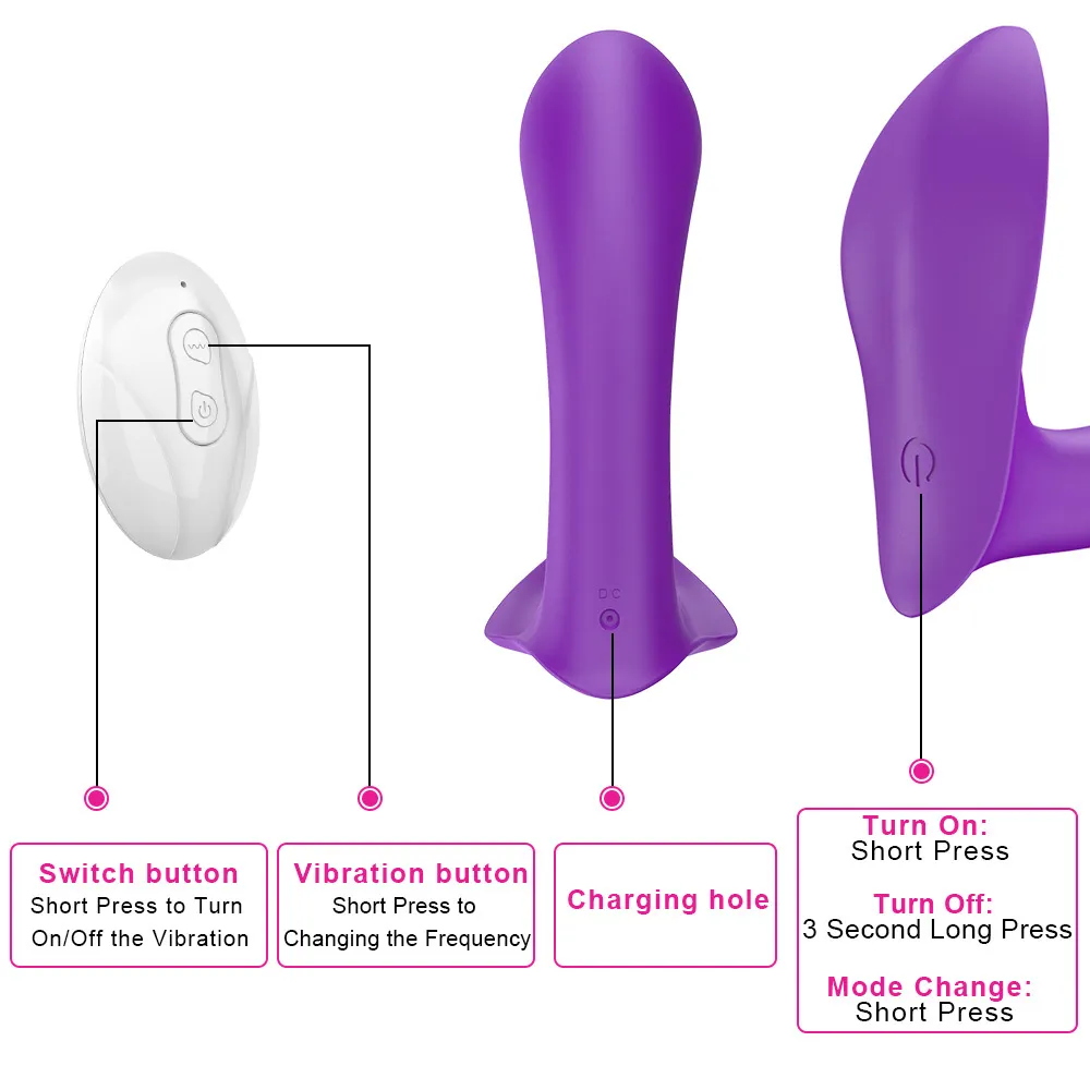 10 Speeds Metties Wibratory łechtaczka stymuluj noszenie wibrator dildo seksowna zabawka dla dorosłych kobiet kobiet masturbator zdalny