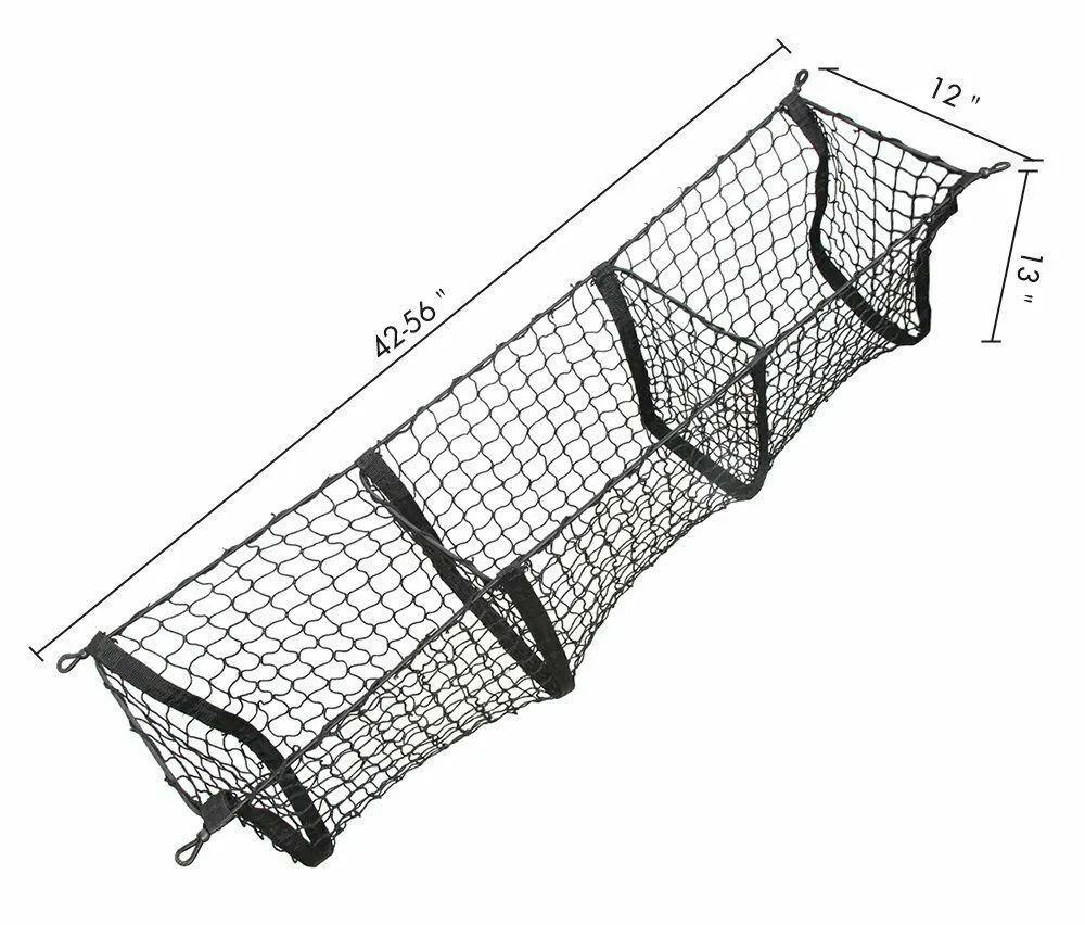 Auto Organizzatore Posteriore Camion Sacchetto di Immagazzinaggio Reti Bagagli Gancio Cassettone Netto Ford Atlas Supper Duty Ranger Accessori LJ201119253s