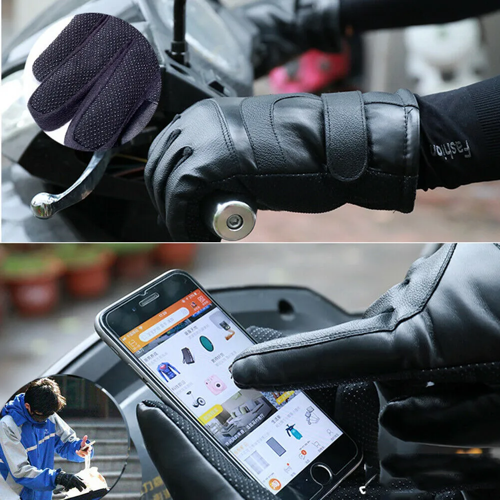 Inverno luvas aquecidas elétricas à prova de vento ciclismo quente aquecimento tela toque luvas de esqui alimentado por usb para homens mulheres 201104228w