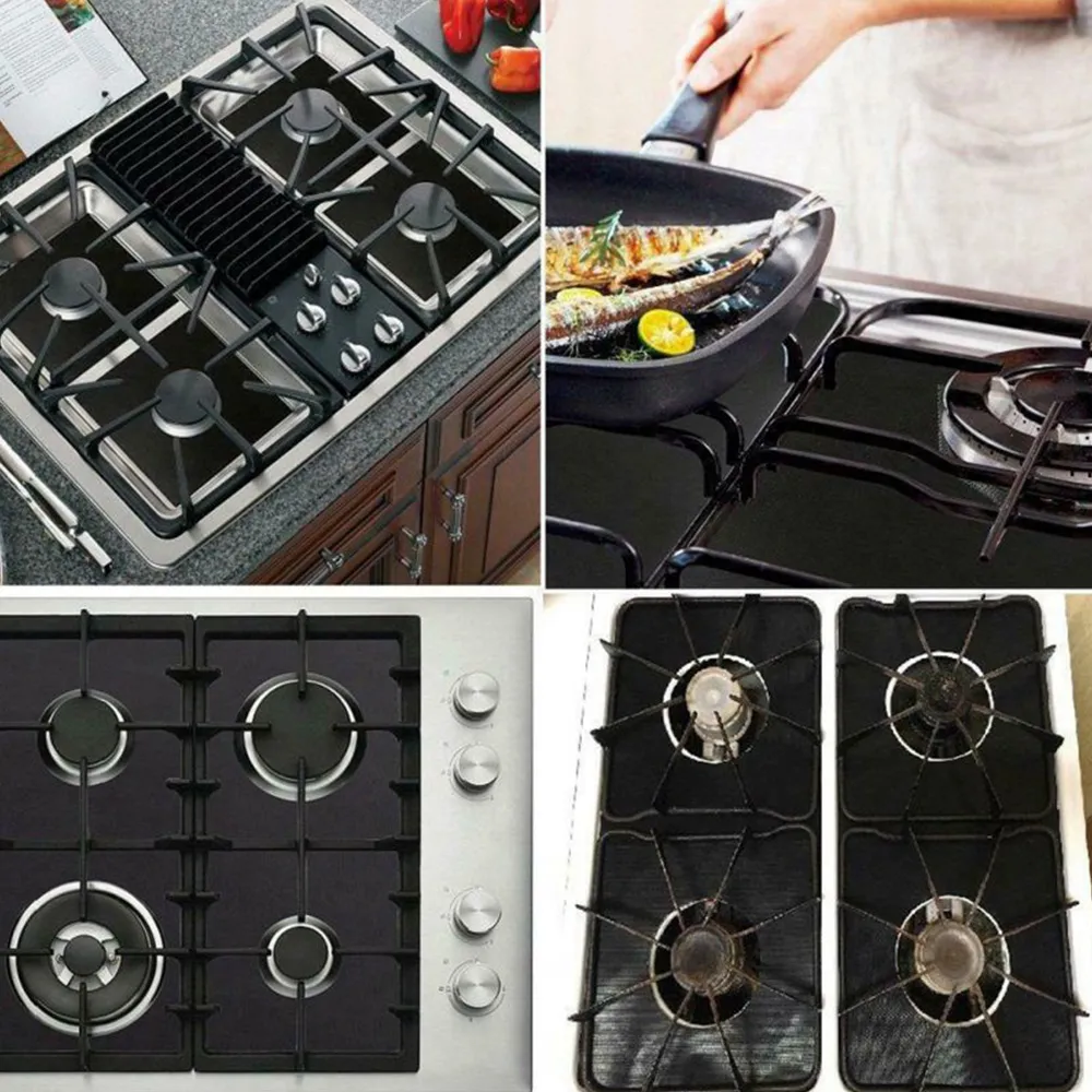 Stove Protector Cover Gas Stove Cover Liner Protector Mat Stovetop Burner Protector Pad Kitchen Cooking Mats Accessories 201124