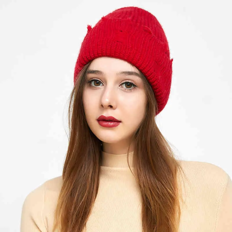 Wolle Warme Mütze Beanie Winter Hüte für Frauen Kappe Mädchen Koreanischen Stil Mode Motorhaube Femme Hiver Frau Zubehör Kopfbedeckungen geschenke