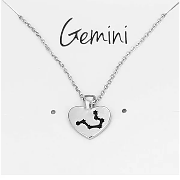 Douze Signes les du zodique collier amour guttes d'Huile Pentenif zodyak kilit kemiği cha ne204c