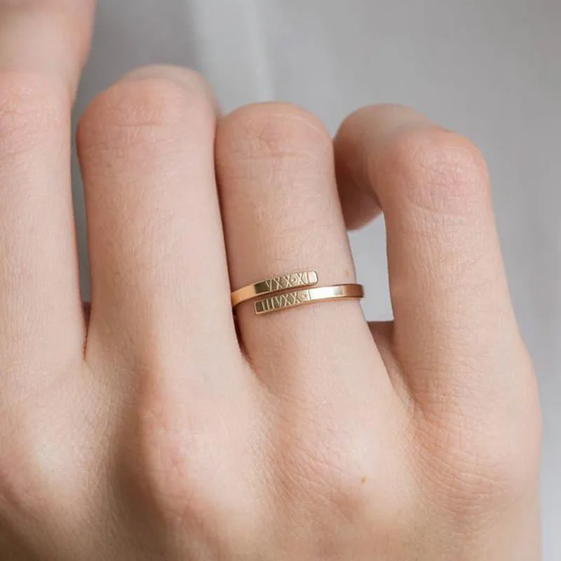 Personalized Engraved Double Name Rings For Couple... From Xue08, $8.25 ...