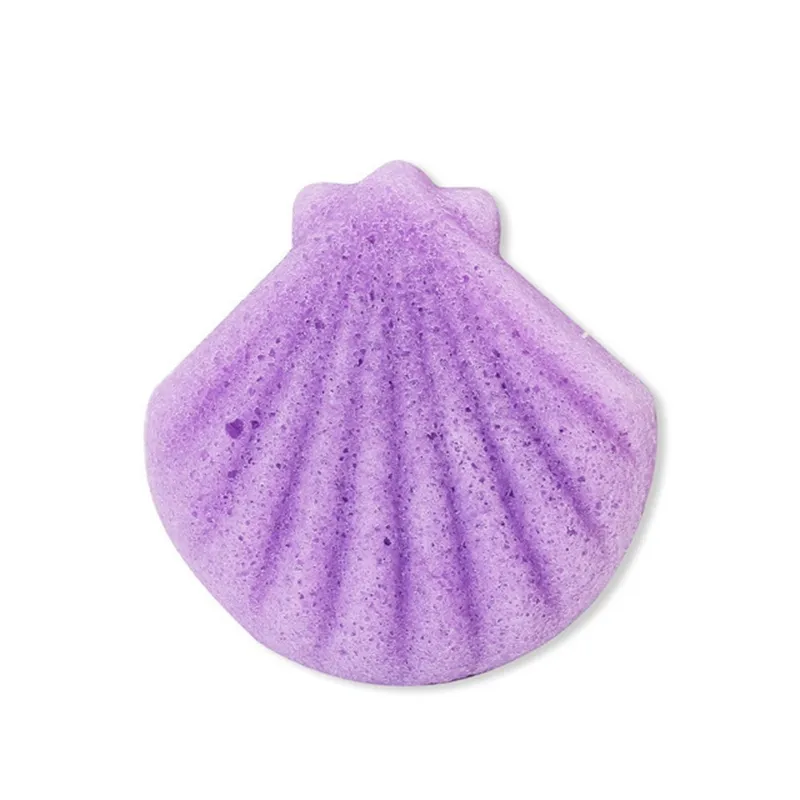 Coquille Konjac visage bouffée visage nettoyer éponge de lavage Konjac exfoliant éponge nettoyante soins du visage outils de maquillage