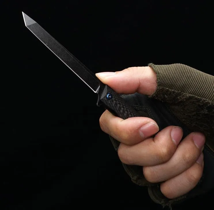 High Quality Folding Knife M390 Steel Carbon Fiber Pocket Knives Outdoor Sharp Safety Self Defense Mini Portable EDC Tool HW38