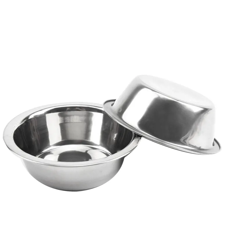 Double bol en acier inoxydable pour chien et chat, support surélevé, plat surélevé, nourriture et eau pour animaux de compagnie, Y200917