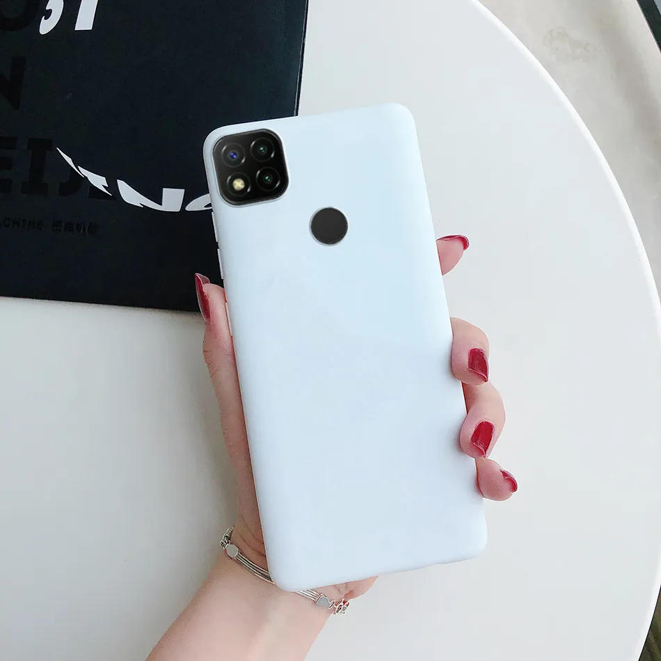 Cases For Xiaomi Redmi 9C Silicone Candy TPU Simple Cover Phone Case For Xiomi POCO C3 Redmi 9C NFC Redmi9C NFC Case Fundas