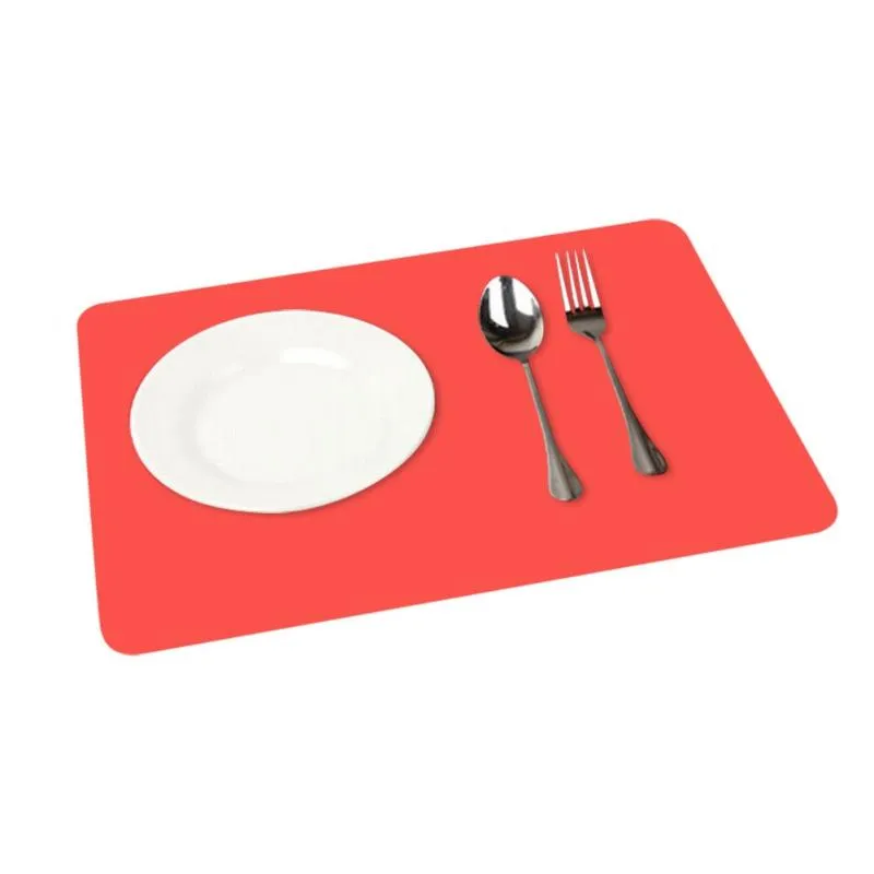 Защитный чехол для стола, 6 цветов, силиконовый коврик для выпечки, антипригарный вкладыш для сковороды Placemat261A