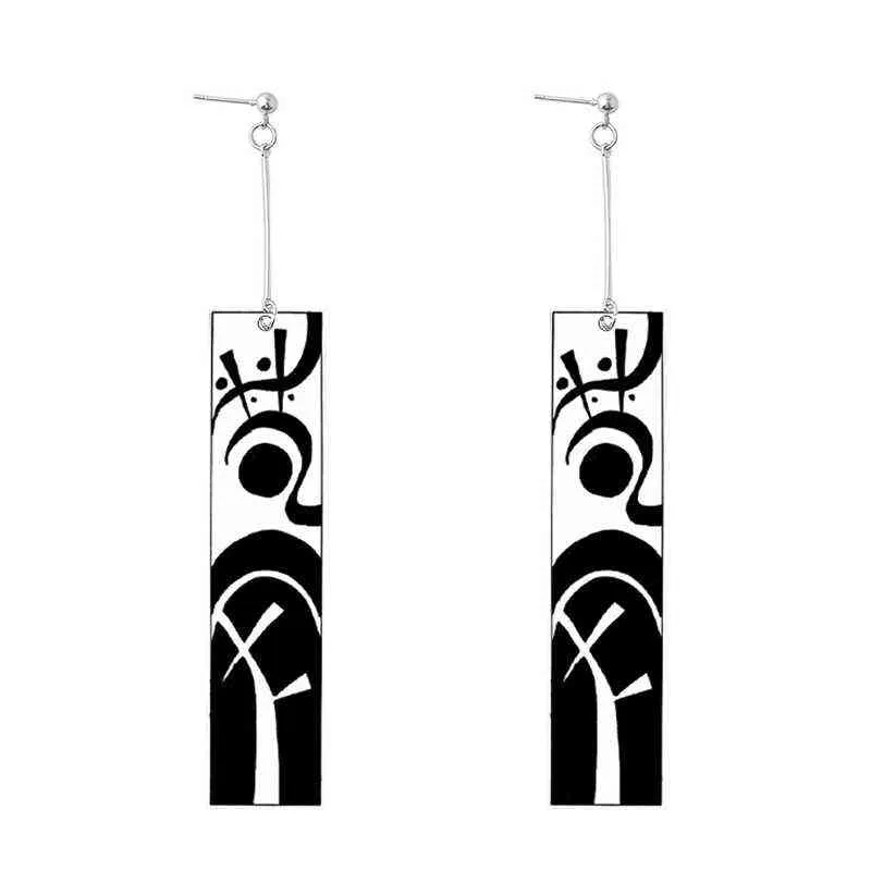 Fashion Anime Tokyo Revengers Drop Earrings Izana Kurokawa Cosplay Props Hanafuda Earrings for Women Men Jewelry Gift Accessorie G220312