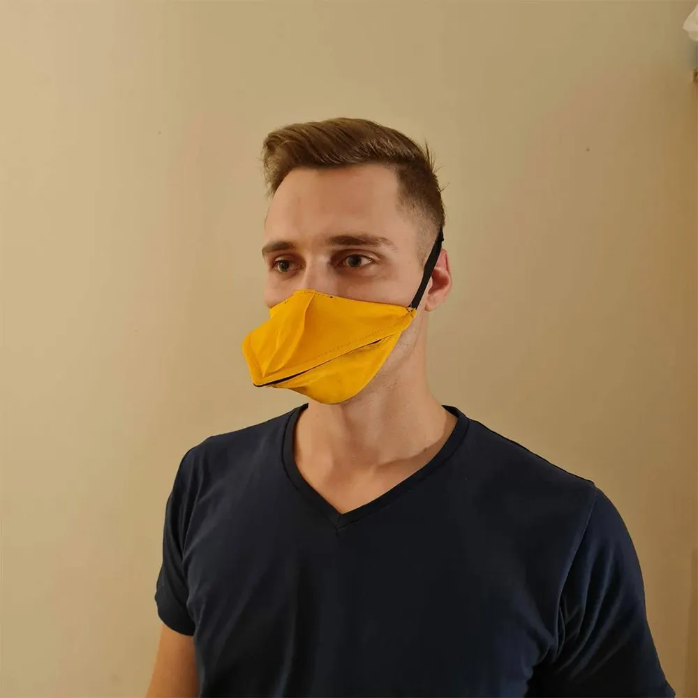 New "bird beak" mask, cotton mask, dustproof, windproof and breathable mask GD1115