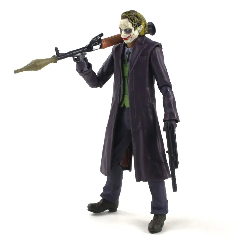 Met 15 cm SHF Joker Bazooka The Dark Knight PVC Actiefiguur Toys Doll Christmas Gift425411111