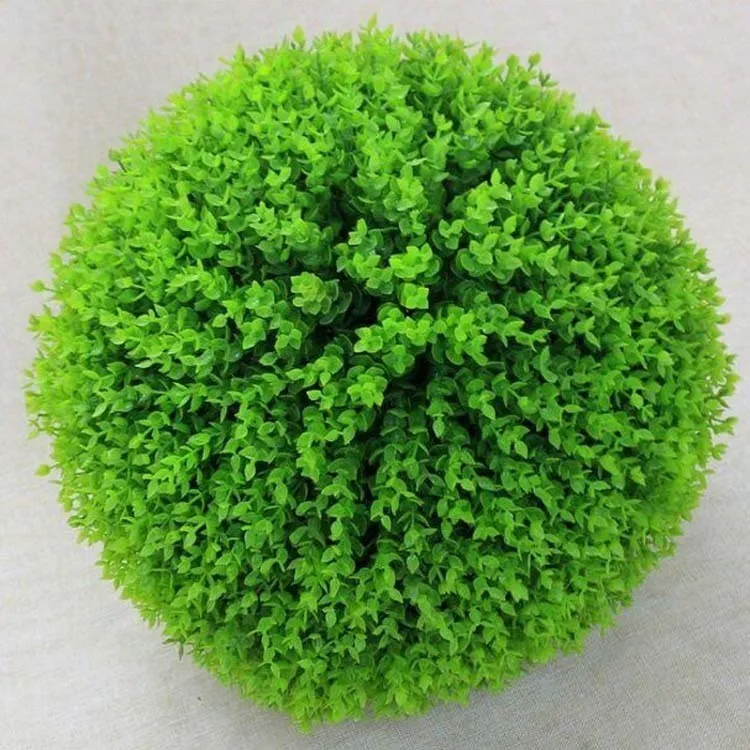 253035cm planta artificial grama bola topiaria verde simulação bola shopping interior ao ar livre decorações de outono casamento para suprimentos domésticos y208890618