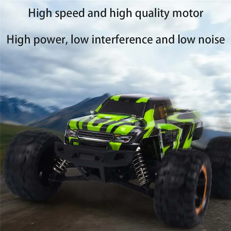 SG 1601 RC Car 2.4G 1/16 2CH Brushless Radio Control Crawler 45 km / h Vehículo todoterreno Modelos Juguetes Coches para niños con luz LED