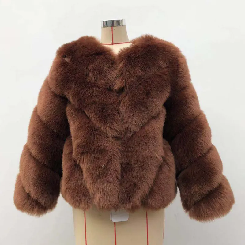 ZADORIN NOUVEAU Streetwear Furry Fausse Fourrure Manteau Femmes Plus Taille À Manches Longues Manteaux D'hiver Dames Vestes Fourrure Abrigo Mujer 201210