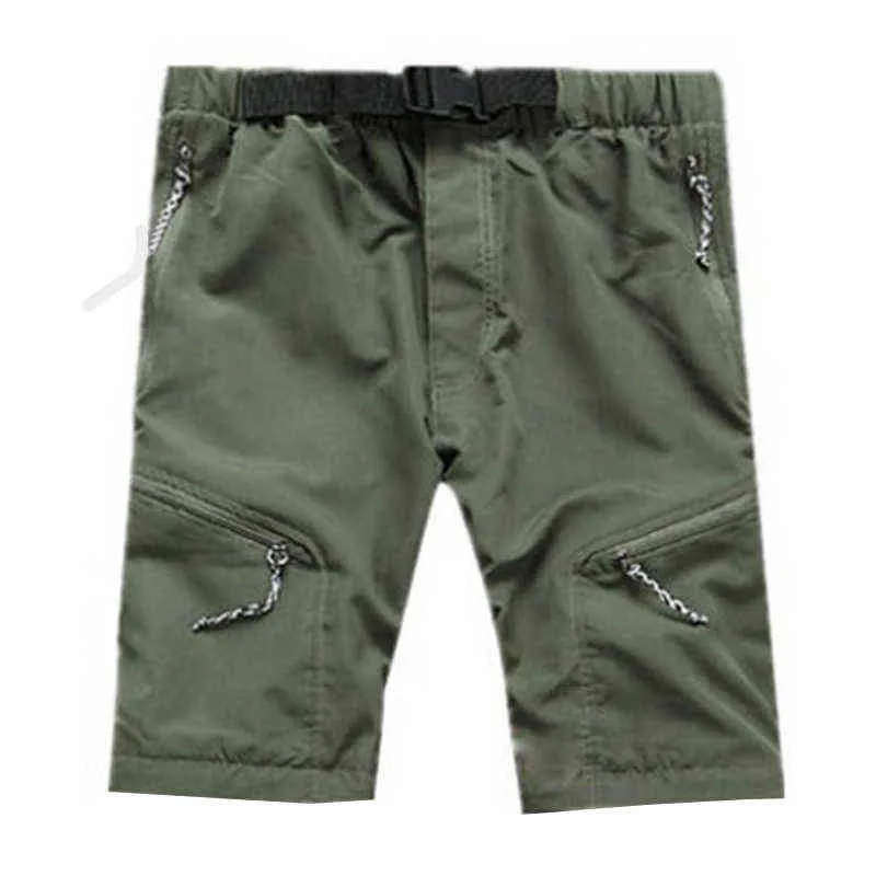 Vandringsbyxor Mens Utomhus Klättring Lös Casual Byxor Taktiska Trekking Byxor Avtagbara Shorts Sommarbyxor G220224