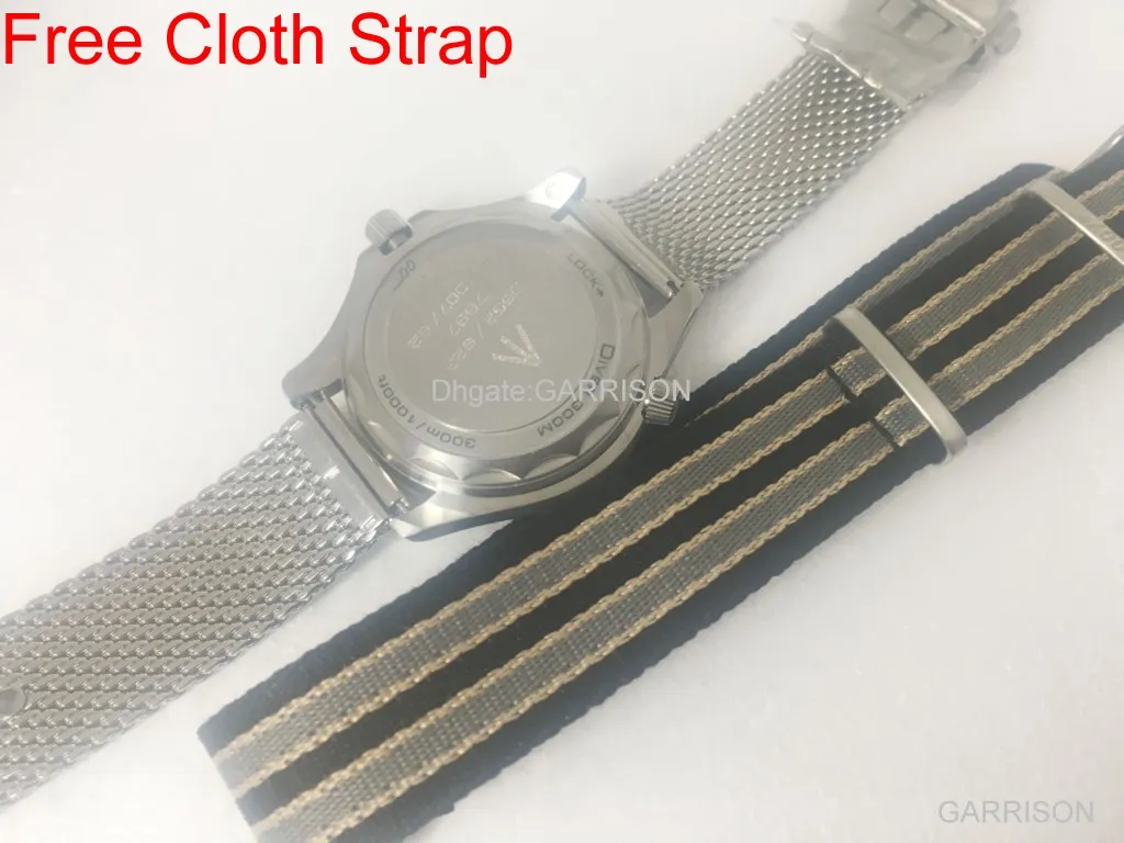 007 men's watch Mechanical montre de luxe fashion watch James bond mens watches orologio di lusso recto verso reloj hombre1945