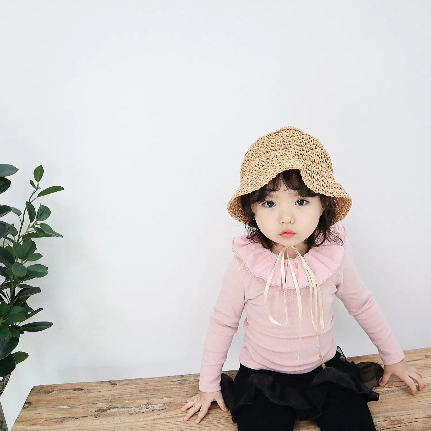 Toddler Blouse Baby Girl Pure Cotton Soft Ruffles Turn Down Collar Long Sleeve White Shirt Basic Bottoming Blouse Clothes 12m5T T4563636