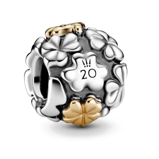 Nuovissimo ciondolo in argento 925 a forma di cuore adatto bracciale Pandora perline fini gioielli fai da te moda donna regali di vacanza di lusso