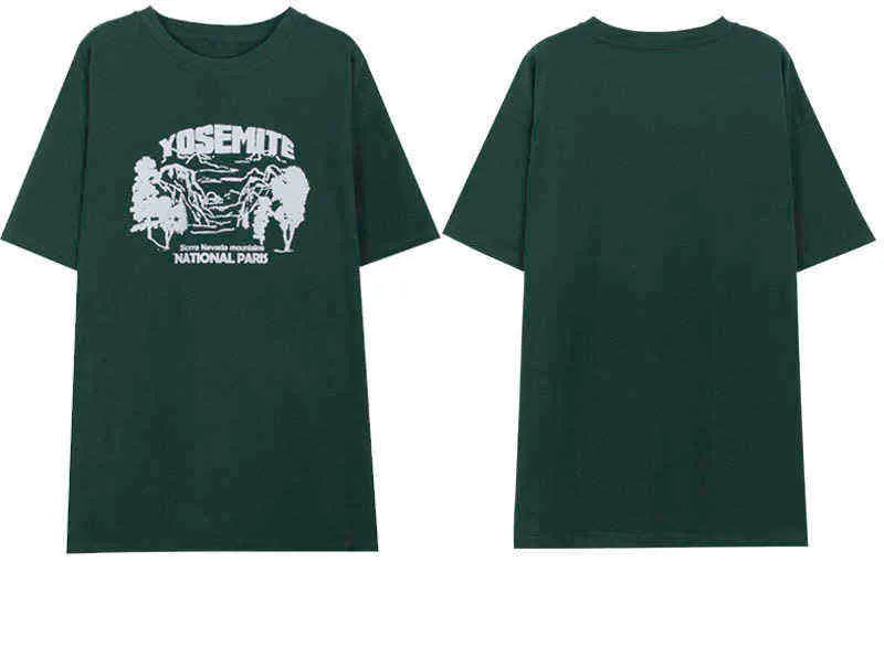 ZOENOVA зеленые футболки с графическим рисунком для женщин, уличные футболки большого размера, модная одежда 2022, хлопковые крутые удобные топы с короткими рукавами XL 220207