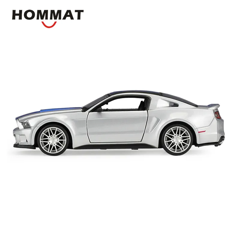 Simulação de Hommat Maisto 124 Escala 2014 Ford Mustang Street Racer LOLO MODELO DE CARRO DE VERÍCELOS DO TOY Toy Modelo de carro colecionável x0101949982