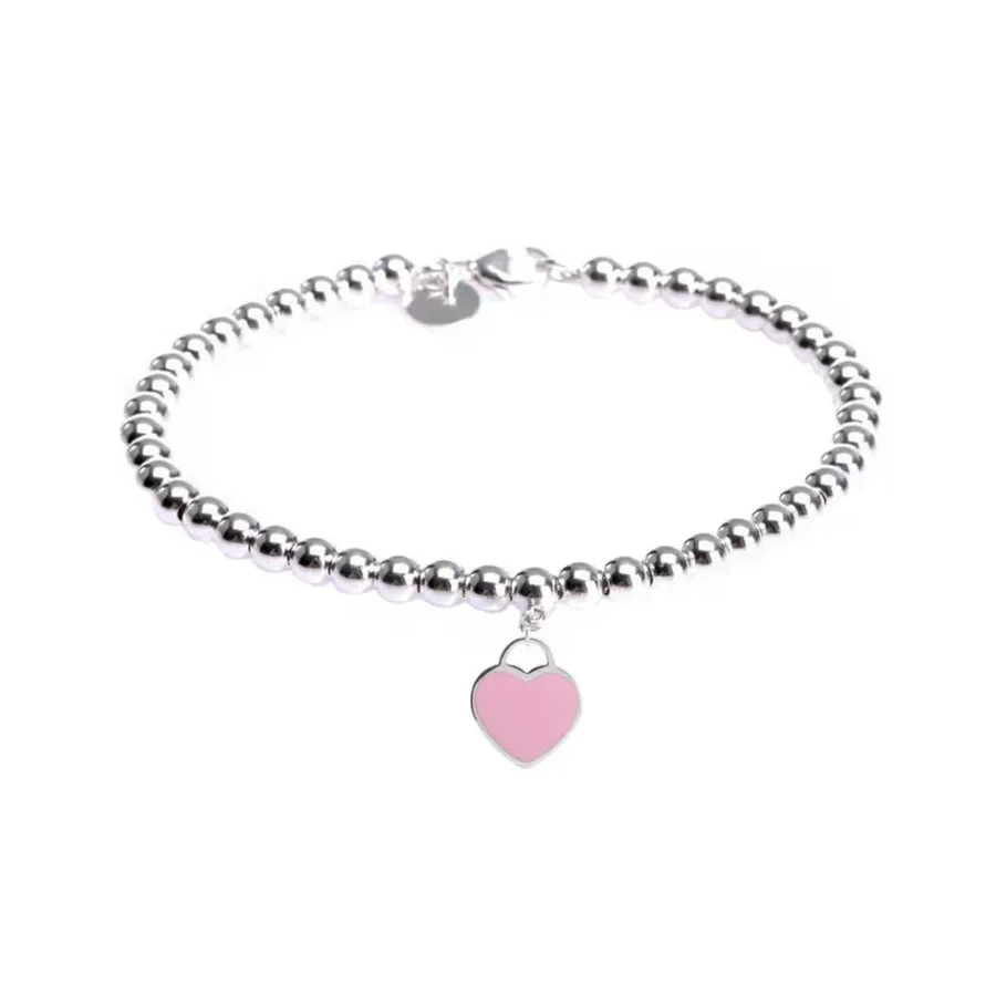 Heart Love Halsband Armband för man Kvinna Halsband Armband Fashion Chain Brand Jewelry 234N