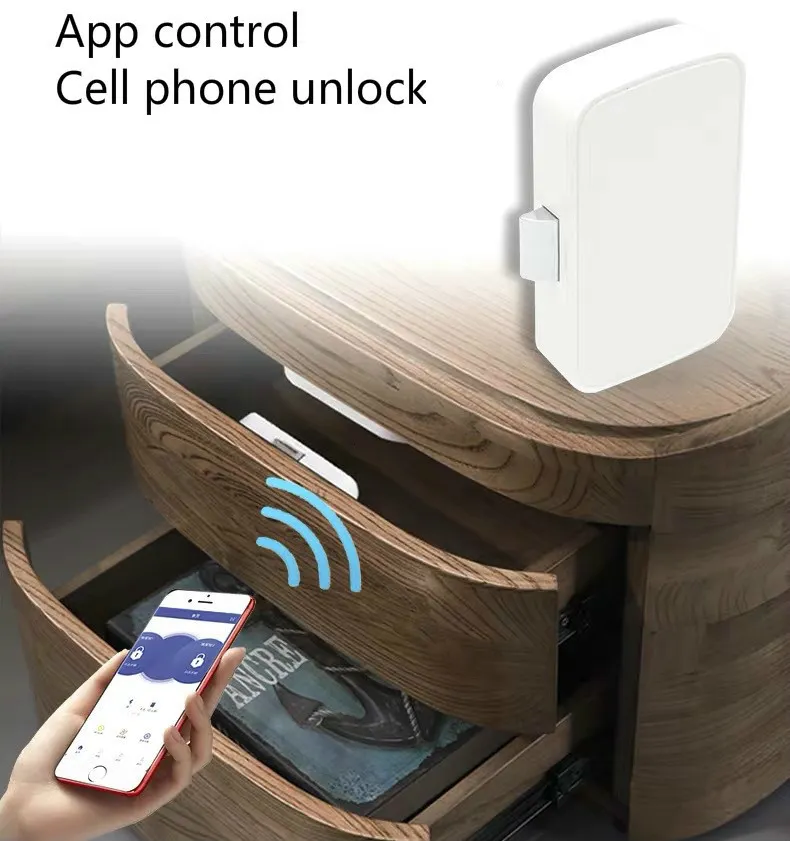 Akıllı Elektrikli Bluetooth Dolap Kilit Pil Güç Güç Mobil Uygulama Ayakkabı Depolama Dolabı Mektubu Mektubu Kutusu Kapı Mobilya Çekmecesi 201013