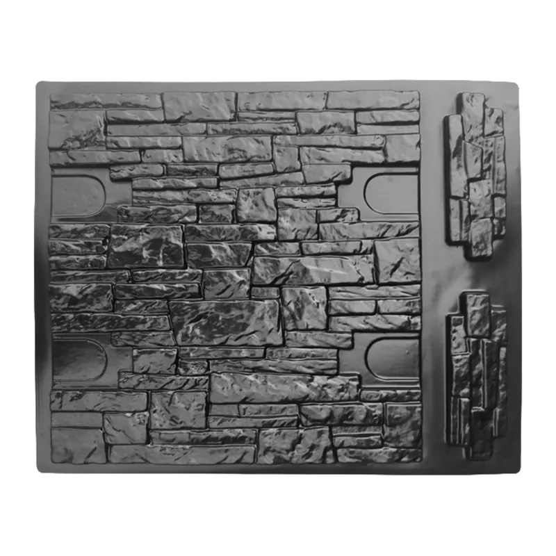 Wandbetonformen Gartenhauswand Steinfliesen Steinform Zementziegelhersteller Winzige Hausform für Fliesen9640219
