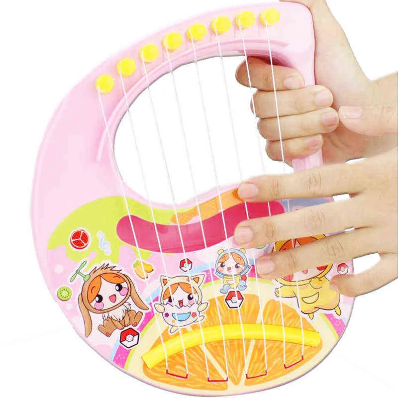 Musikinstrument Simulation Ukulele tragbare Harfe Aufklärung Früherziehung Musikspielzeug kann Gitarre spielen G1224