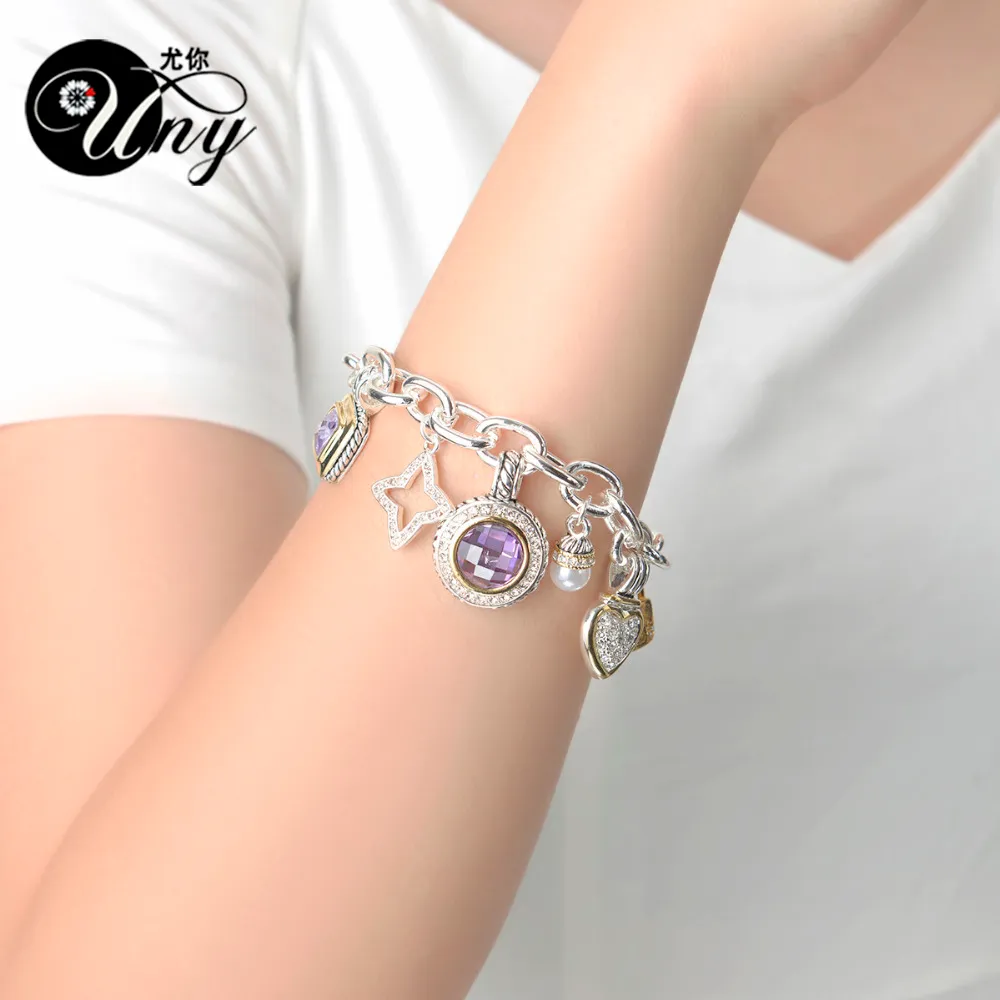 Uny bijoux bracelet concepteur marque david bracelet inspiré femmes bracelets de câble antique Valentin'day Christmas cadeau Bracel2406