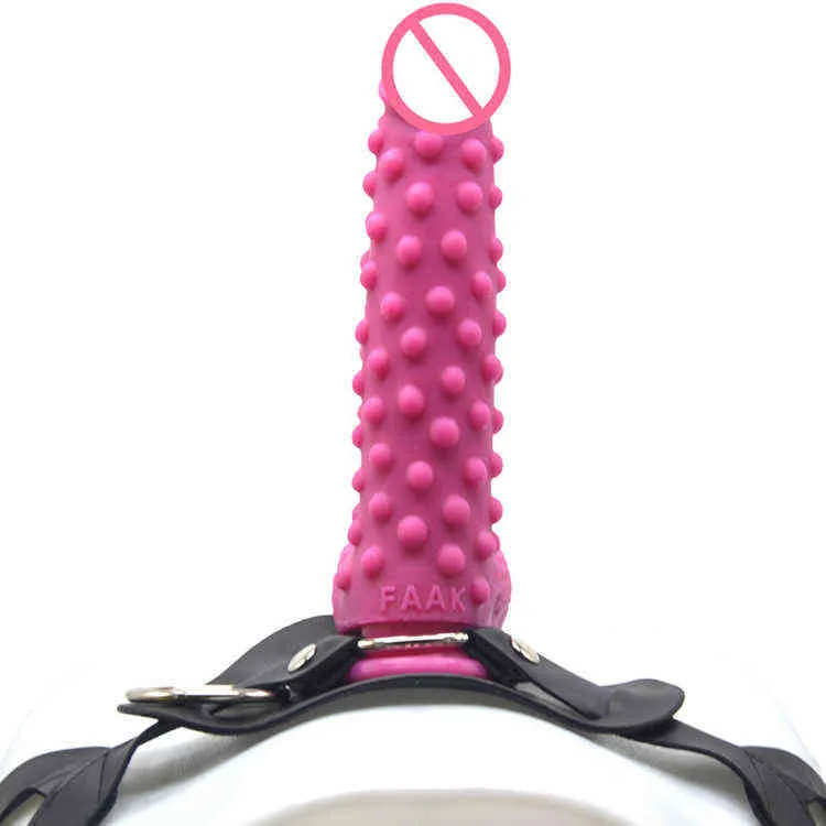NXY Dildo Pene granulare che indossa un dispositivo la masturbazione femminile Prodotti del sesso adulti Marito e moglie Giocattoli Orgasmo Stick Anal Plug 0221