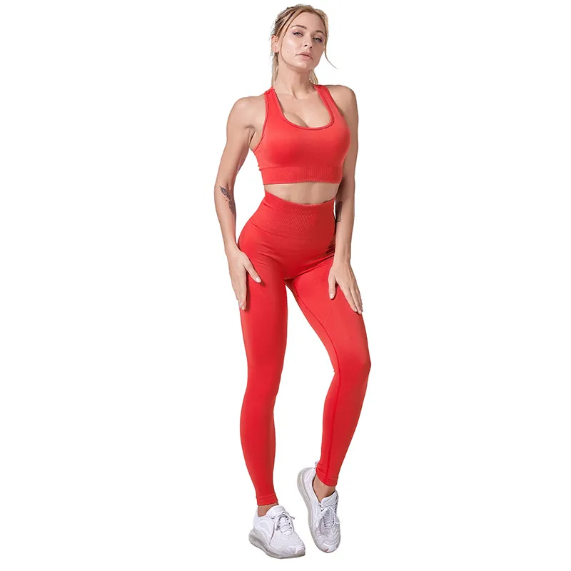 2021 Bezpamina Hyperflex Trening Zestaw sportowych legginsów i najlepszych strojów jogi dla kobiet odzieży sportowej Sets Sets 2 SCOCE5295202