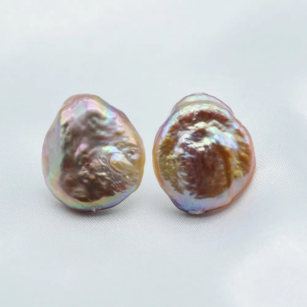 Жемчужные серьги негабаритные жемчужины белые натуральные барочные жемчужины 925 Серебряные женщины подарок 4680488