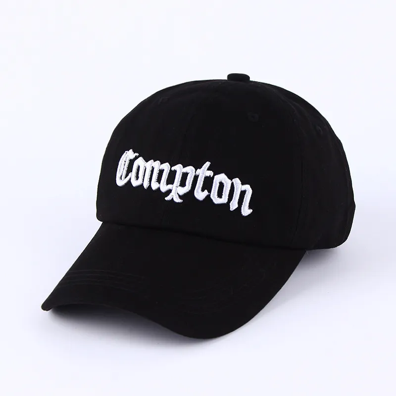 Compton Baseball Cap Men Femmes Snapback Hip Hop Hat Black White Casquette J12256239740