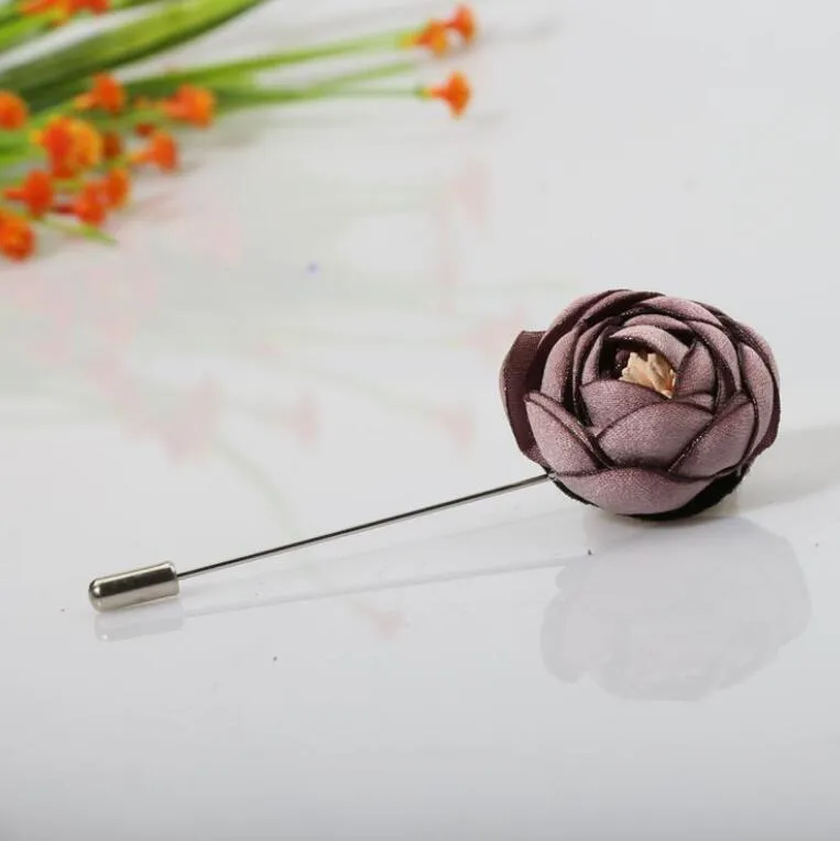 Bloemen Broches Corsages Pins Voor Mannen En Vrouwen Hoogwaardige Stof Editie Jurk 9 Kleur Doek Gift Vest Brooches277N