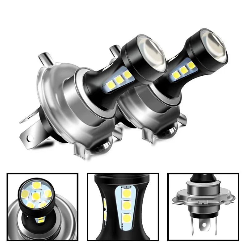 2 sztuk H4 samochód LED Reflektory Universal Motorcycle Ciężarówka Łódź Ciągnik Przyczepa Offroad Robocze Light SMD 3030 Work Lights Spotlight