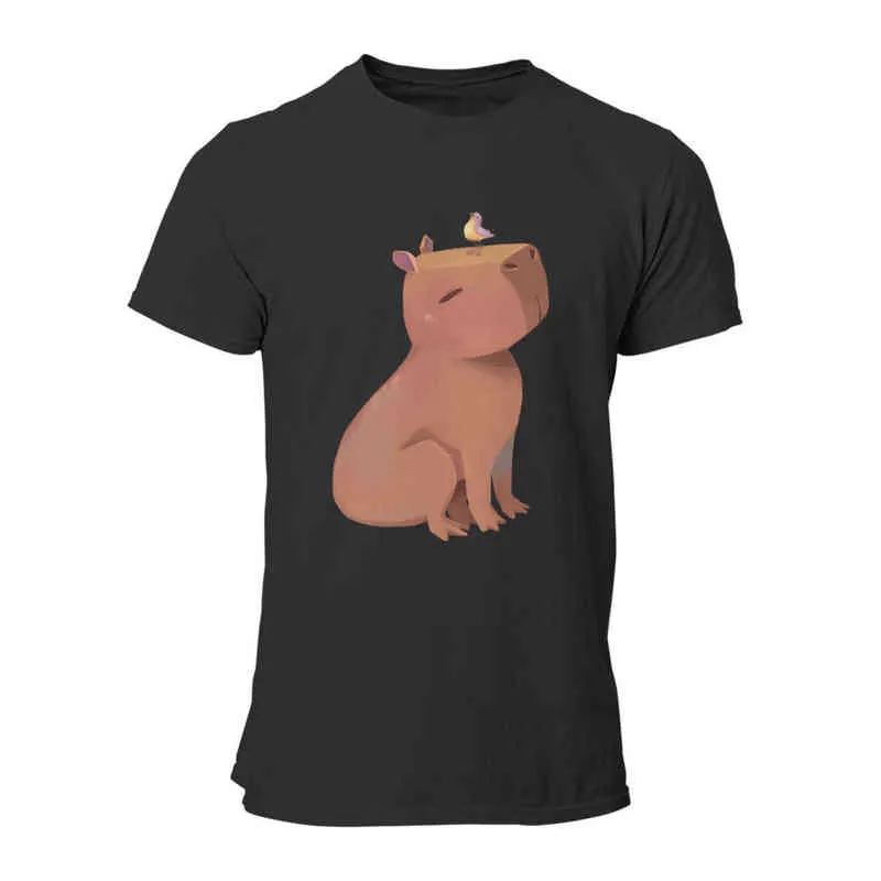 T-shirt homme Zen Capybara Games Vintage Anime Homme Vêtements 45489 G1229