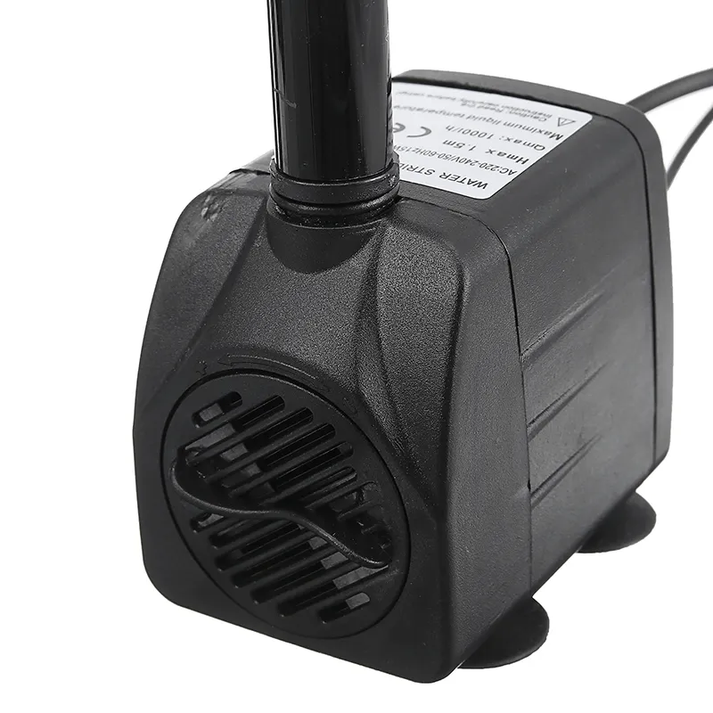 220240V 15W LED Light Submersible Fountain rium Water Pump For Garden Decoration Pond Waterfall Y200917