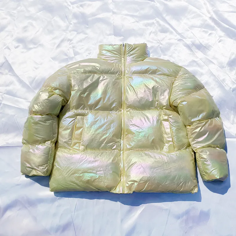 Coton d'hiver brillant doudoune chaude femmes Parkas pour manteau imperméable 201026