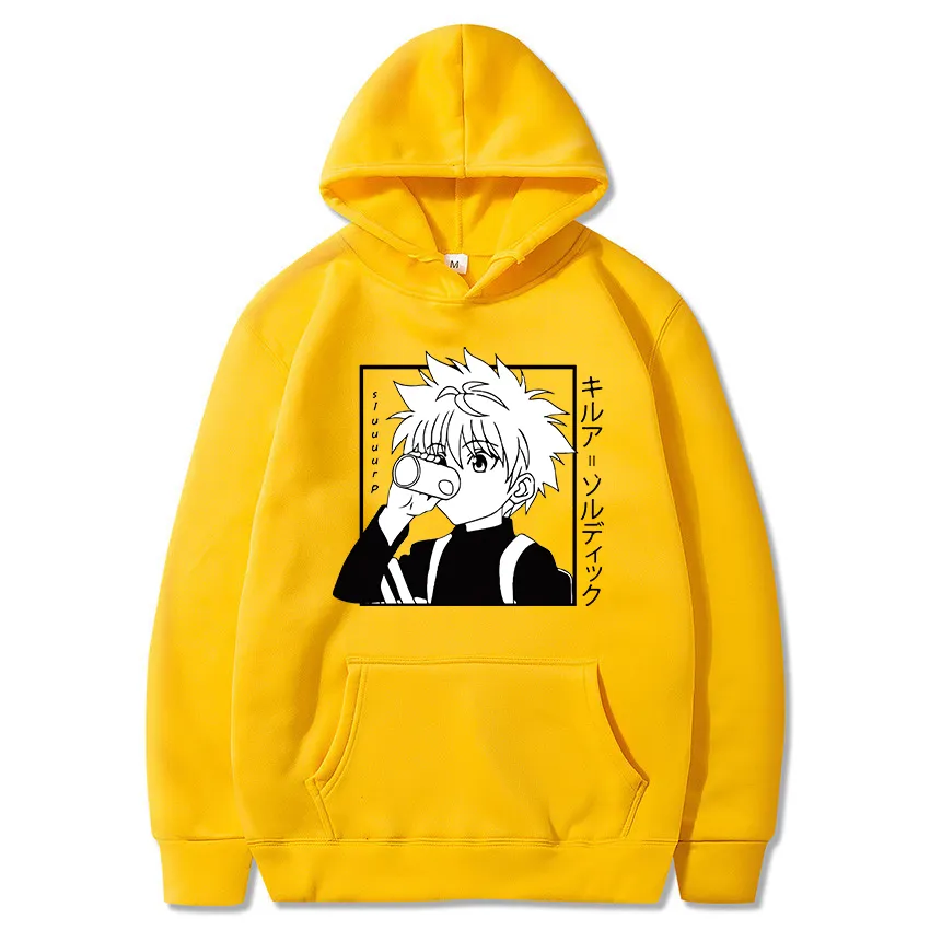 Harakuju Hunter X Hunter Hoodies Killua Zoldyck Anime Manga Tops Pullover Hoodie X1227