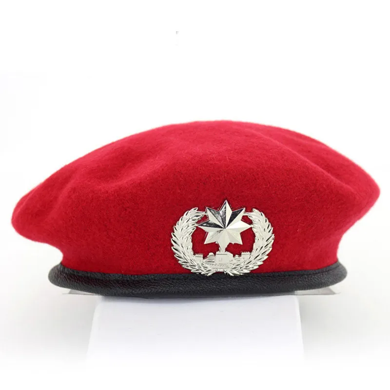 Winter Wool Beret Hat Men Women Party Cosplay Costume Sailor Cap 201026273y