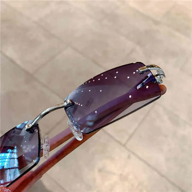 KAMMPT Rimls lunettes de soleil pour hommes femmes motif en bois marque de luxe rétro verre de soleil mode Shad UV400 voyage en plein air