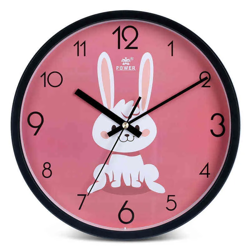 Basit Yaratıcı Duvar Saati Sevimli Karikatür Modern Sessiz Çocuk Odası Duvar Saati Metal Reloj Pared Grande Ev Dekorasyon ZP50WC H1230