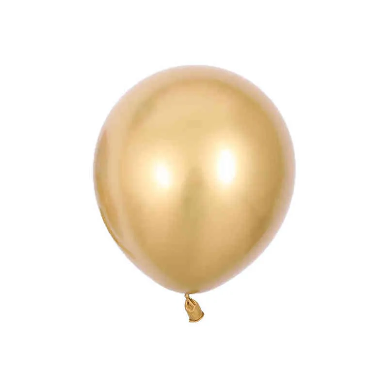 Ruby Balão Vermelho Garland Kit de Ouro Chrome Latex Balões Dupla Camadas VERMELHAS Globo para decorações de festa de aniversário de casamento AA220314