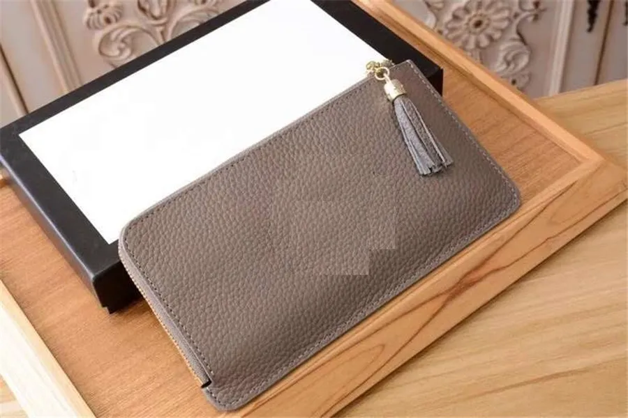 Damen Designer Brieftaschen Kartenhalter von höchster Qualität Frauen Brieftaschen Telefon organisieren Taschen Echte Leder gestreifte Handybeutel Hasp 21275w