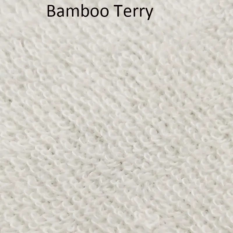 1 M Organic Bambus Terry Do Tkaniny Dziecięcej Pielucha Wkładka Wielokrotna wielokrotna wielokrotna wielokrotnego użytku Super Absorbent Dla Nappy DIY Oddychająca Bamboo Fiber Tkaniny 20119